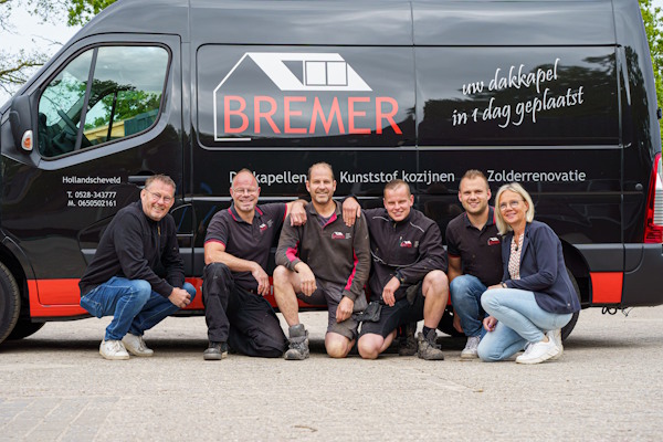 Het team van Bremer Dakkapellen staat voor kwaliteit!